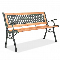Aga vrtna klop 125x52x74 cm 6DAZ558 - II. KAKOVOST