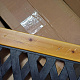 Aga vrtna klop 125x52x74 cm 6DAZ558 - II. KAKOVOST