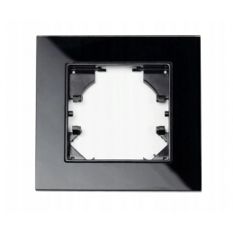 Okvir za stikala - črn