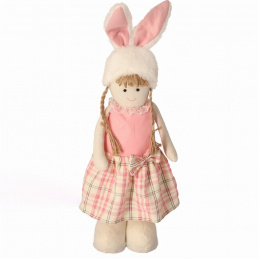 Punčka iz blaga na teleskopskih nogah 75 cm