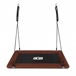 Aga Viseči pravokotni gugalnik 150x79 cm Rjav Aga Viseči pravokotni gugalnik 150x79 cm Rjav