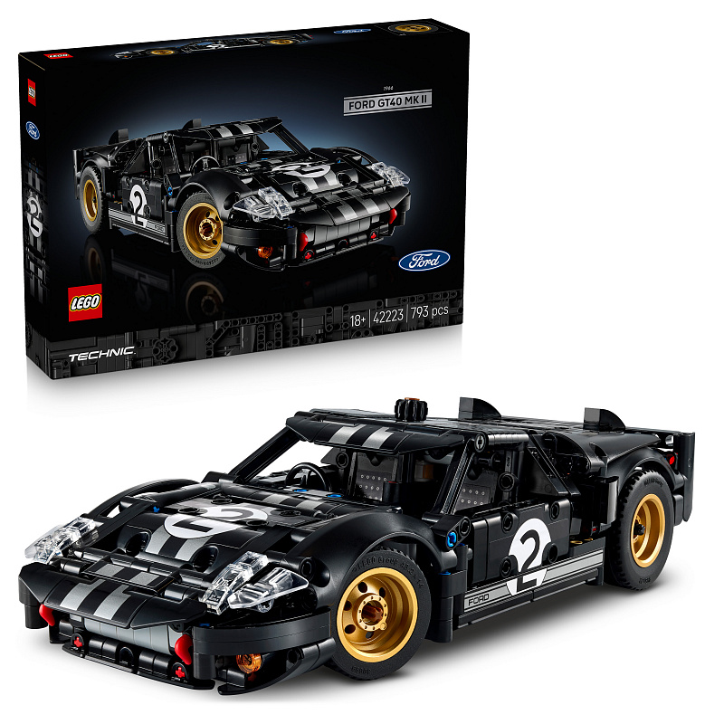 LEGO® Technic Dirkalni avtomobil 1966 Ford GT40 MKII za odrasle 42223