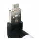 Mini ventilator microUSB črna ISO 5770