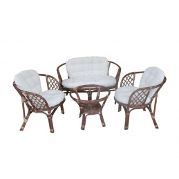 Aga Ratanova garnitura BAHAMA Choco White