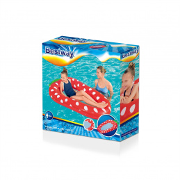 BESTWAY Otroška mrežasta vzmetnica Strawberry + komplet za popravilo