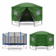 Aga Stan za trampolin 366 cm (12 ft) Temno zelena