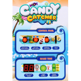 Prodajni avtomat Ball Catcher za otroke 3+ Arkadna igra Ball Catcher + nadzorna plošča + 10 žogic + 12 žetonov