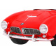 BMW 507 Retro otroški električni avto rdeč + LED avdio + daljinski upravljalnik + eko usnje + EVA + počasen zagon