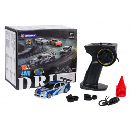 R/C avto za drift 1:43 Modro + Dodatki