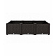 Aga Vrtni korito s pergolo 120x40x135 cm Rjavo