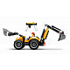 LEGO® City Rumeni rovokopač, igralno gradbeno vozilo 60480