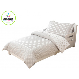 KidKraft Posteljnina mikrovlakna STARS POLKA DOTS 100x150, 60x75 cm