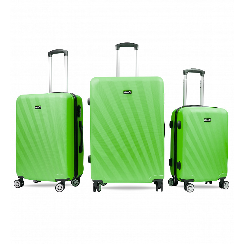 Aga Travel Komplet potovalnih kovčkov MR4653 Zelena