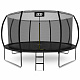 Aga SPORT EXCLUSIVE Trampolin 430 cm Črna + zaščitna mreža + lestev - II. KAKOVOST