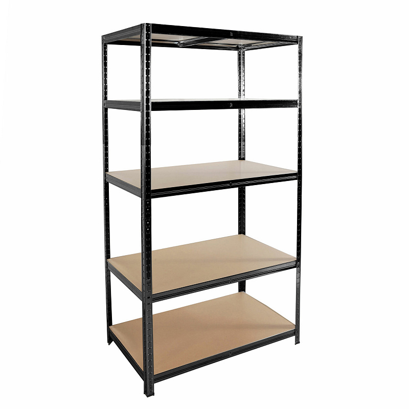 Linder Exclusiv Kovinski regal 180x90x40 cm 5 polic Črn 6DAZ600 - II. KAKOVOST