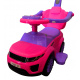 R-Sport Otroški poganjalec Avto J4 2v1 Roza