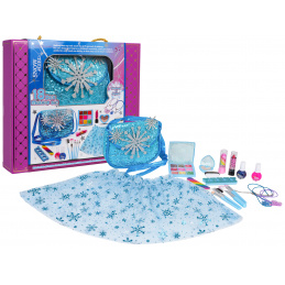 Komplet za ličenje + Ledeno modra obleka