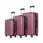 Aga Travel Komplet potovalnih kovčkov MR4652 Bordo