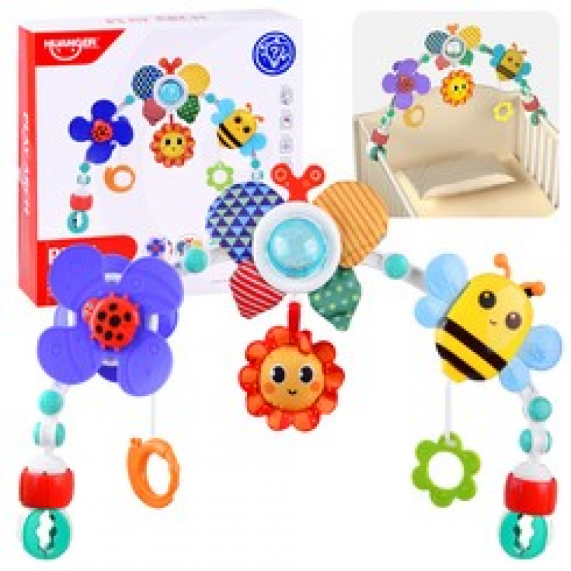 Naglavni trak z mašnico za voziček ZA4311