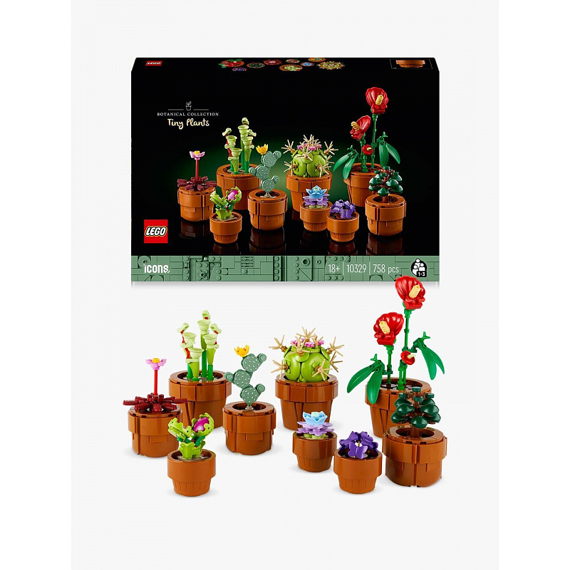 LEGO® Botanicals Drobne rastline, komplet za sestavljanje za odrasle 10329