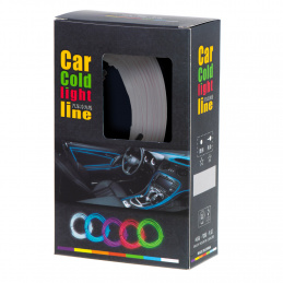 LED ambientalna osvetlitev za avto / avto USB / 12V trak 5m bela