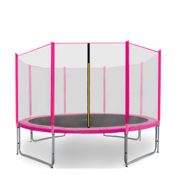 Aga SPORT PRO Trampolin 366 cm Pink + zaščitna mreža