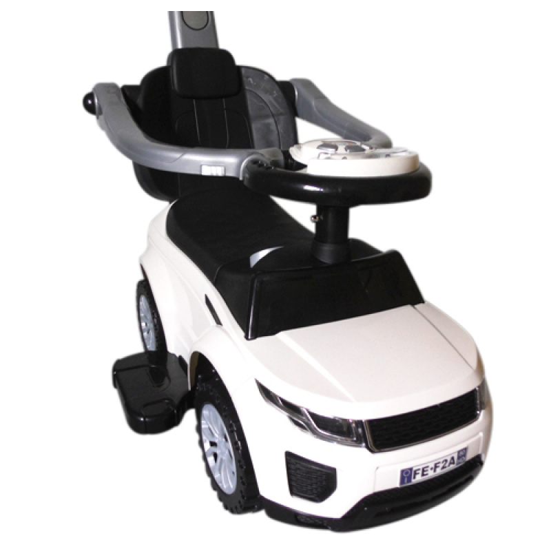 R-Sport Otroški poganjalec Avto J4 2v1 Bel