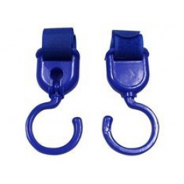 POUPY držalo za torbo za voziček 2 kosa Modra