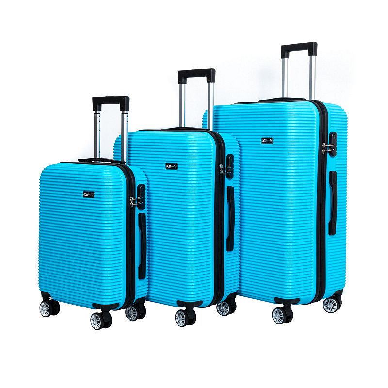 Aga Travel Komplet potovalnih kovčkov MR4651 Svetlo modra