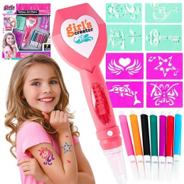 B50H KOMPLET ZA TETOVAŽE ŠABLONE BARVE