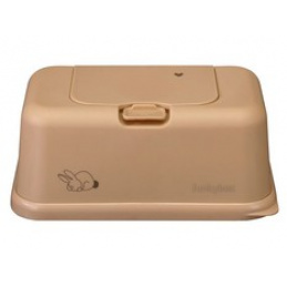 Škatla za robčke FUNKYBOX Café latte z zajčkom