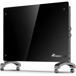 Tresko Stekleni konvektor 1500 W GPH-15 Črn