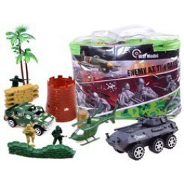 Velik komplet vojaških tankov in orožij ZA2672