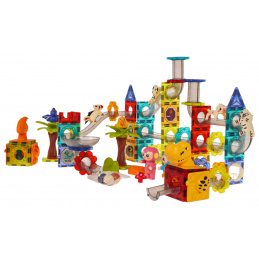 Magnetne Kocke Kroglica ZOO Set 153 kos.