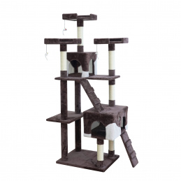 Aga Praskalnik za mačke 170 cm Rjavo-bela