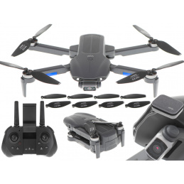 Aga Dron RC F9 6K HD kamera GPS wifi doseg 2000 m siv
