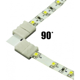 Kotna spojka za LED trak 3528 8mm 2pin