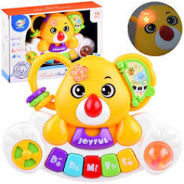 Interaktivne otroške orgle z ropotuljico ZA3865