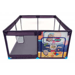 Mehka Ograja Za Otroke Pravokotna Športna Sova