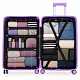 Aga Travel Komplet potovalnih kovčkov MR4673 Rumena/Vijolična