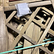 Aga Vrtna pergola z lokom 221,5x52x130 cm- II. KAKOVOST