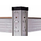 Aga Kovinski regal 180x90x40 cm 5 polic