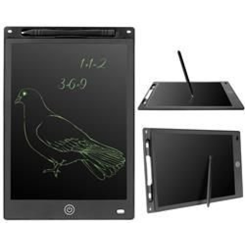 Digitalna LCD tabla 10 palcev za risanje in pisanje Črna ISO 8969