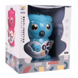 Interaktivna otroška sova 18m+ Način vožnje + zvoki + luči + premične oči kljun krila