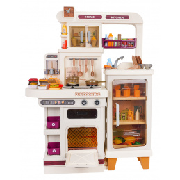 MEGA Kuhinja s funkcijo luči, zvokov in pare + dodatki Bež