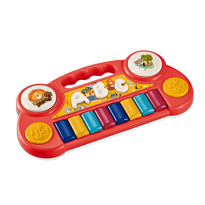 Aga4Kids Otroški klavir Rdeč
