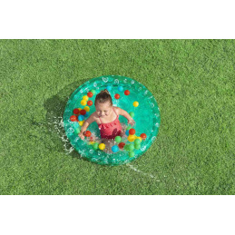 Zeleni bazen 91x20cm + Kroglice BESTWAY