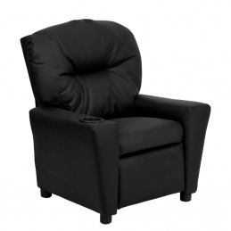 Aga Otroški nastavljiv stol Črna