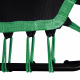 Aga FITNESS Trampolin 130 cm Zelena + ročaj