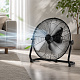 Aga Talni ventilator 50 cm Črna